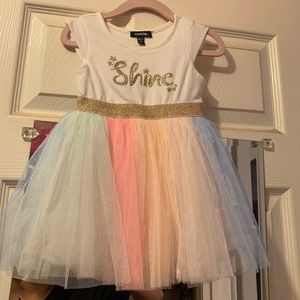 Rainbow Toddler Dress